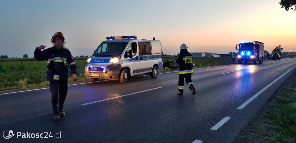 Dachowanie osobówki w Wielowsi