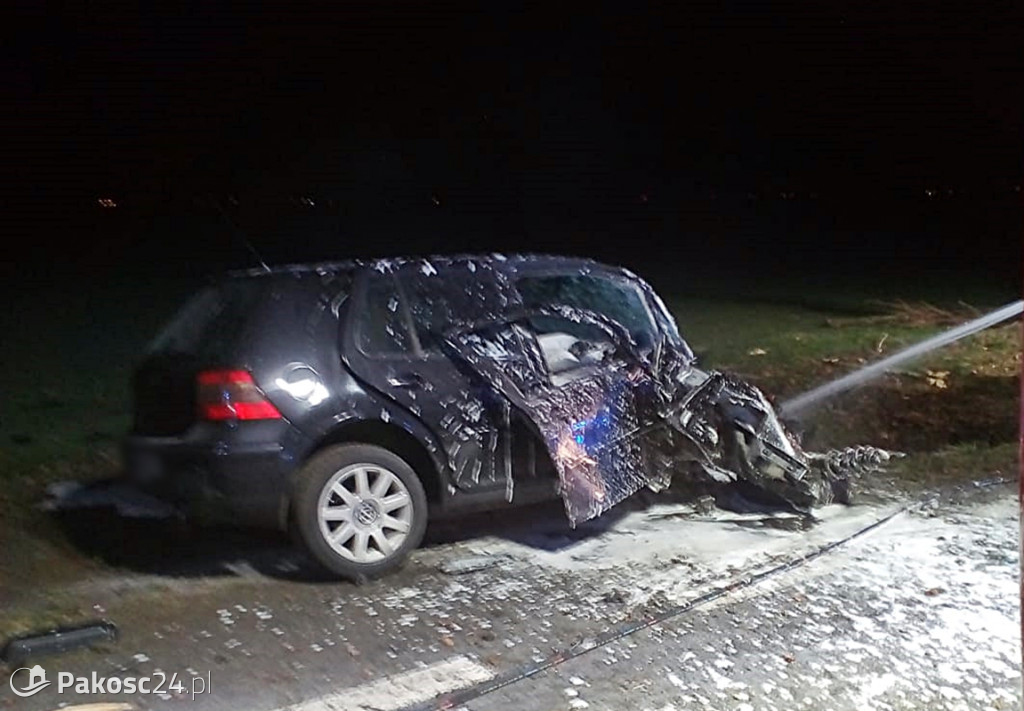 Wypadek koło Kościelca
