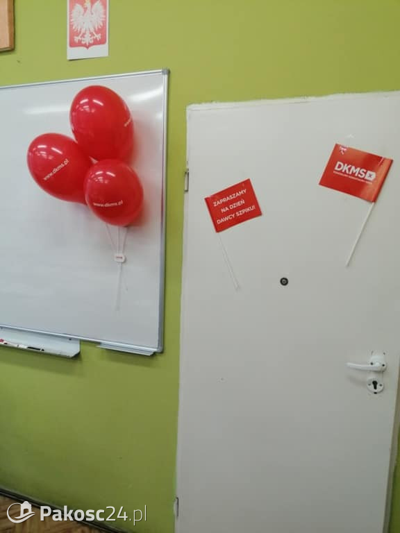 Akcja DKMS w ZS im. Jana Pawła II w Kościelcu