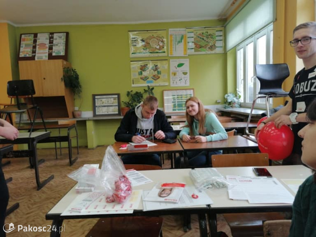 Akcja DKMS w ZS im. Jana Pawła II w Kościelcu