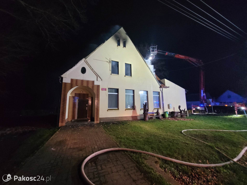 Wielki pożar domu pod Janikowem