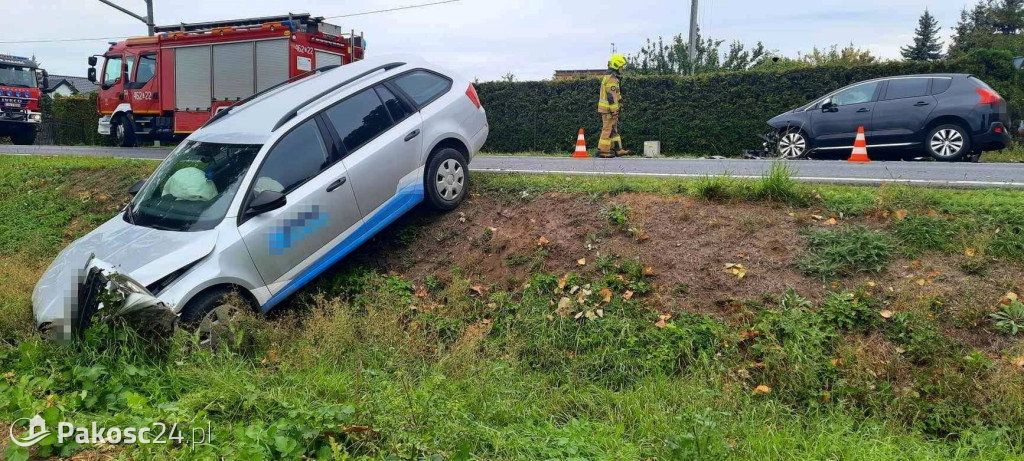 Wypadek na trasie z Inowrocławia do Pakości