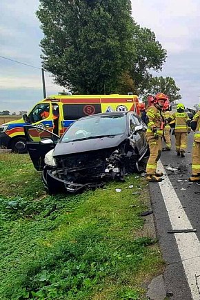 Wypadek na trasie z Inowrocławia do Pakości-187