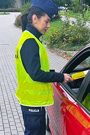 Kontrola trzeźwości kierowców w Pakości-214