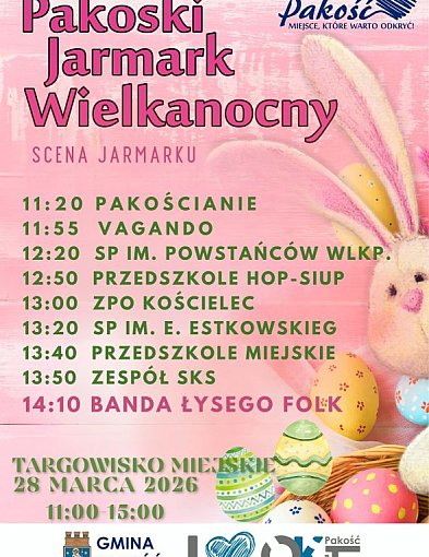 Pakość zaprasza na jarmark wielkanocny z atrakcjami