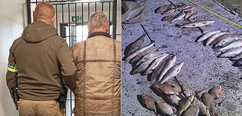 Myślał, że nikt nie patrzy. Nocna akcja nad jeziorem